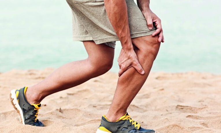 Lights in the legs with varicose veins